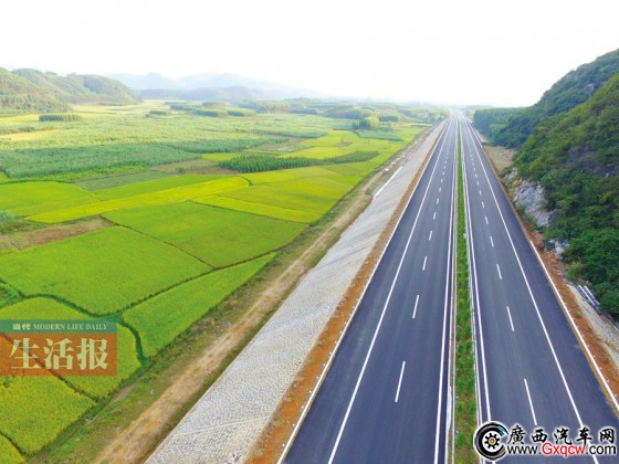 廣西4條高速公路12月底通車(chē) 六景之堵將緩解(圖)