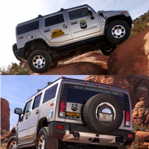 【車圣】越野e族反光車貼 汽車個性車貼 反光貼夜光貼紙 自發(fā)光 冷光 車標